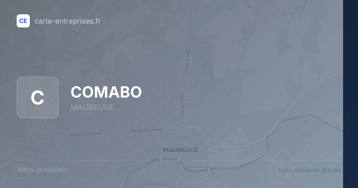 COMABO — 351050083 — fiche entreprise