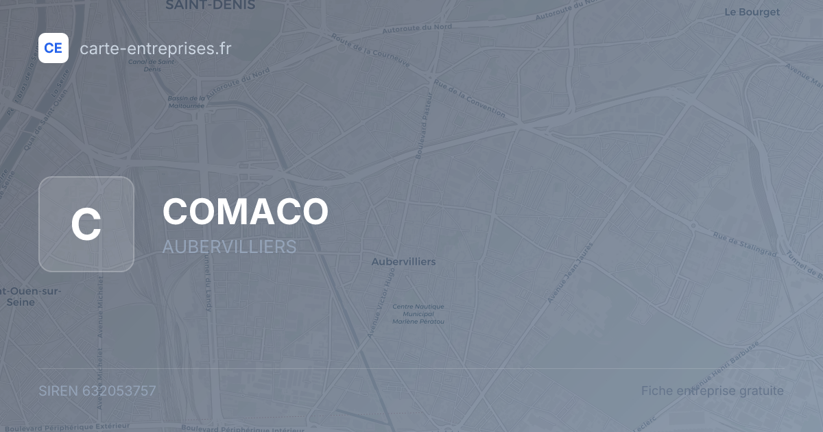 COMACO — 632053757 — fiche entreprise