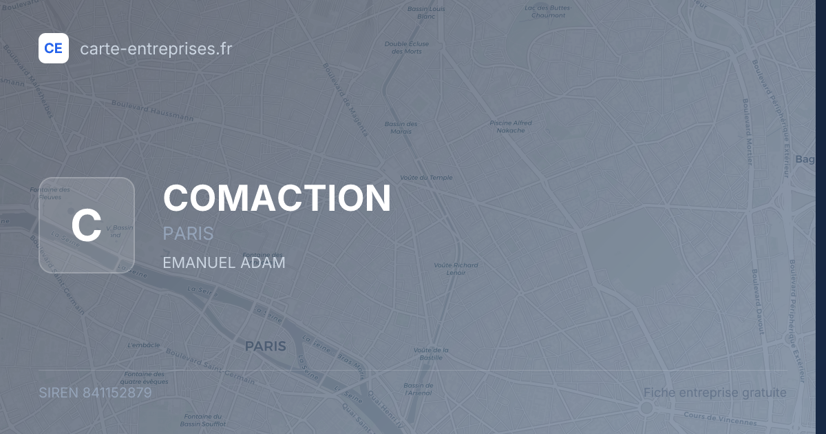 COMACTION — 841152879 — fiche entreprise