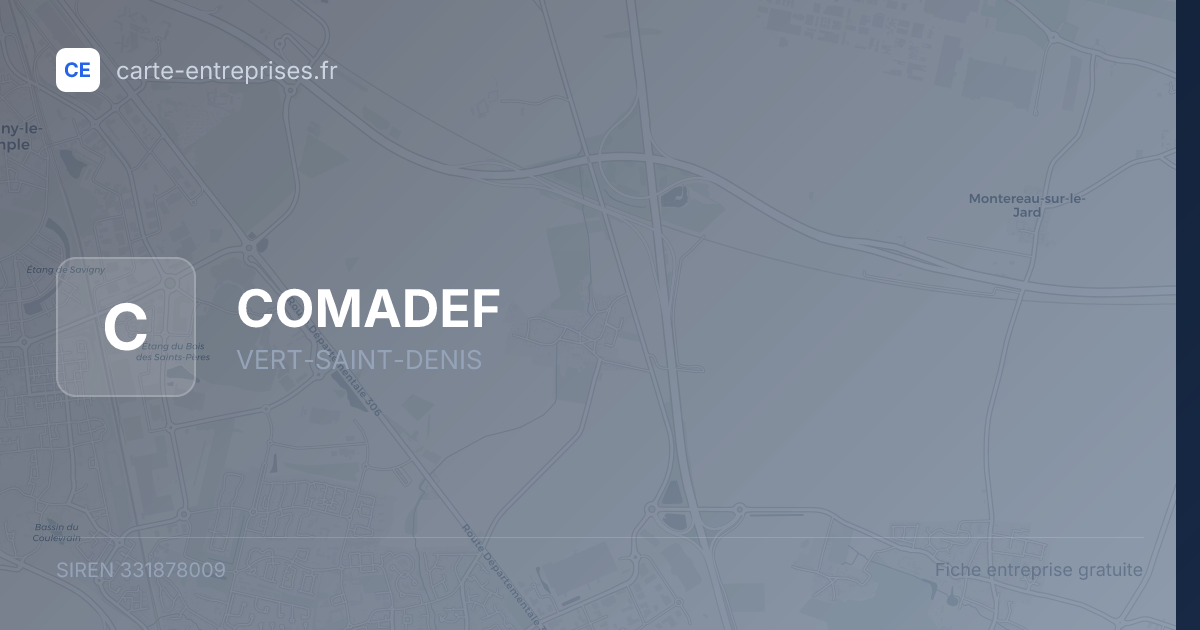 COMADEF — 331878009 — fiche entreprise