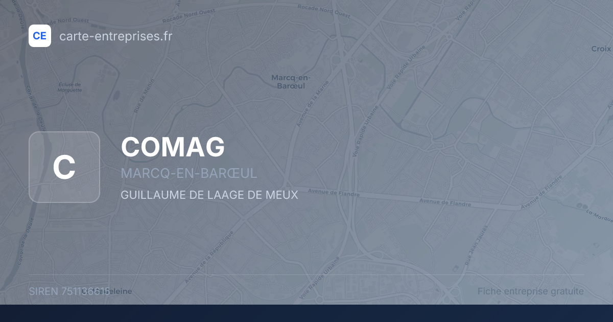 COMAG — 751136615 — fiche entreprise