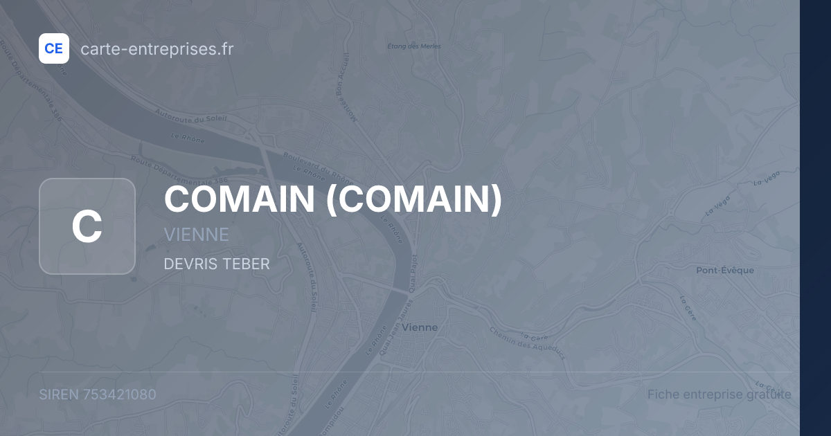 COMAIN — 753421080 — fiche entreprise