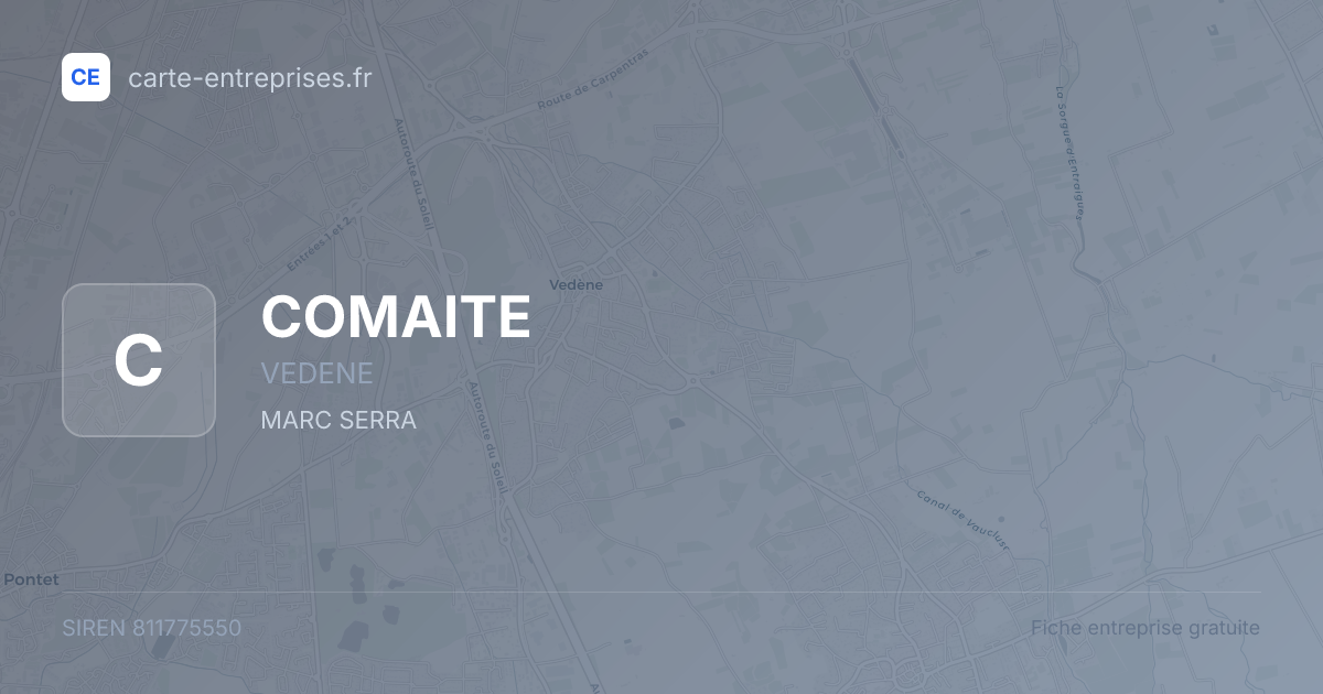 COMAITE — 811775550 — fiche entreprise