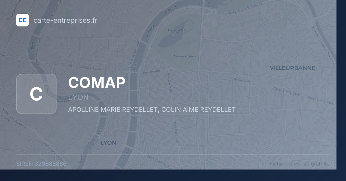 COMAP — 320685886 — fiche entreprise