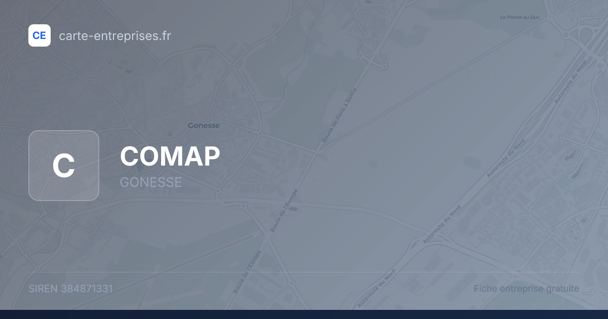 COMAP — 384871331 — fiche entreprise