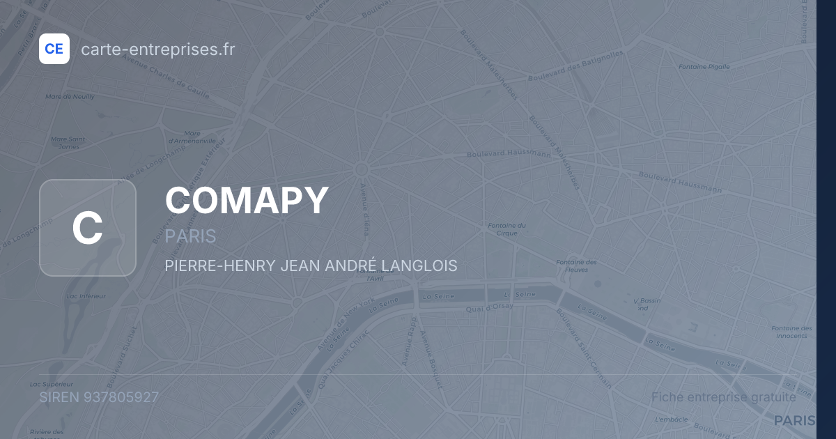 COMAPY — 937805927 — fiche entreprise