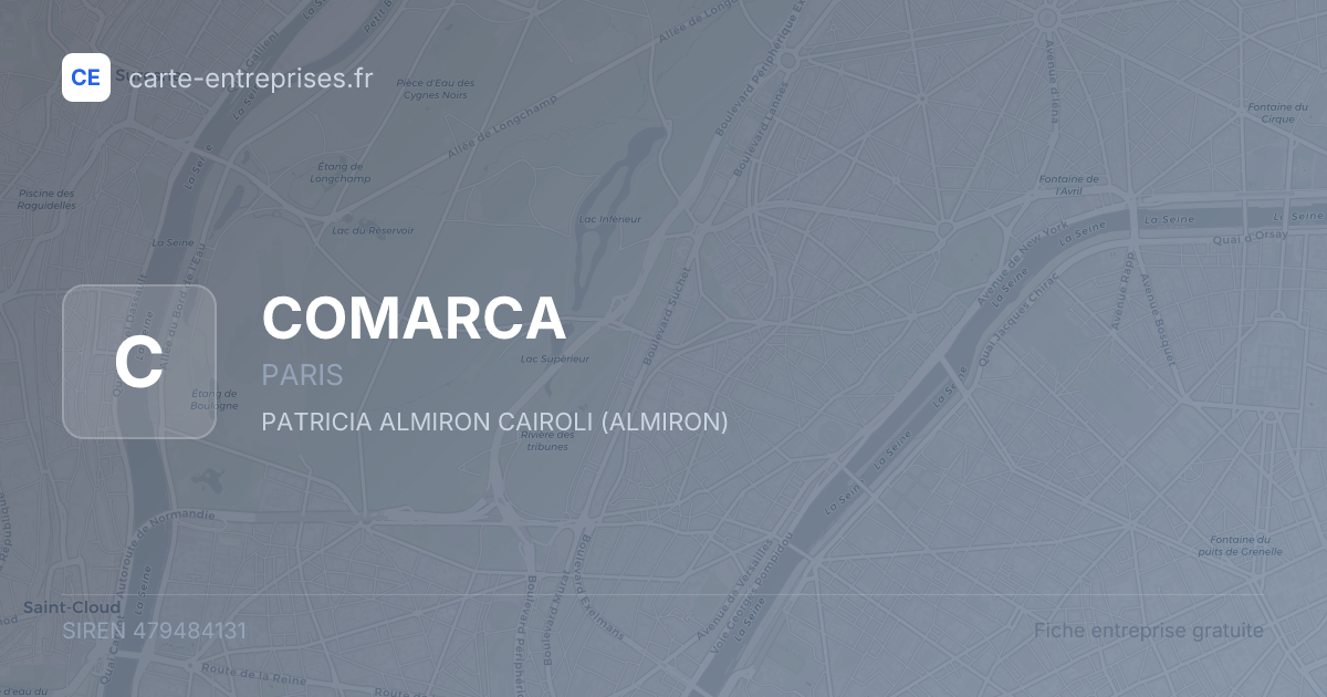 COMARCA — 479484131 — fiche entreprise