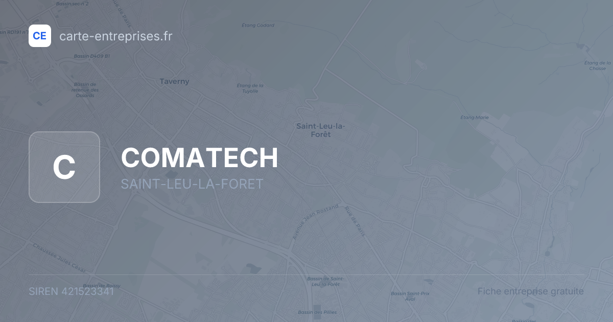 COMATECH — 421523341 — fiche entreprise