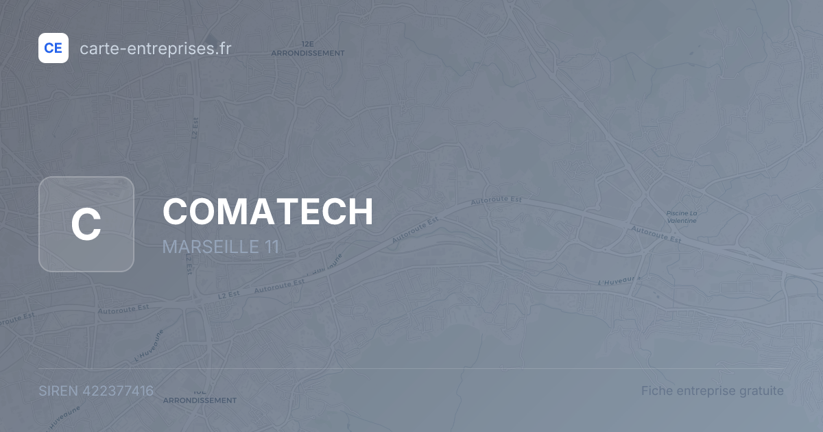 COMATECH — 422377416 — fiche entreprise