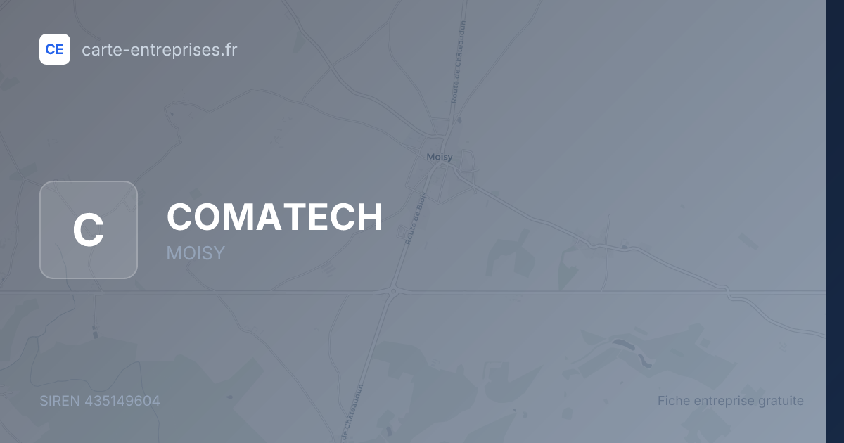 COMATECH — 435149604 — fiche entreprise