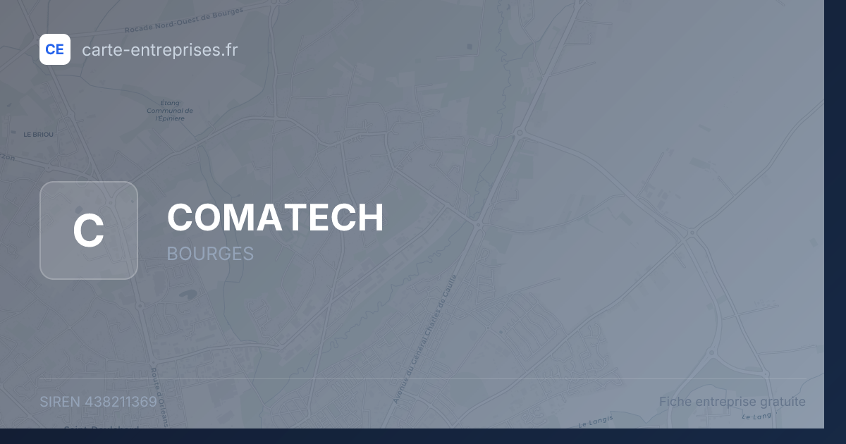 COMATECH — 438211369 — fiche entreprise