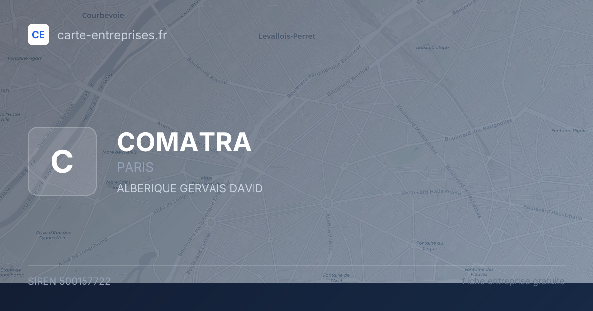 COMATRA — 500157722 — fiche entreprise