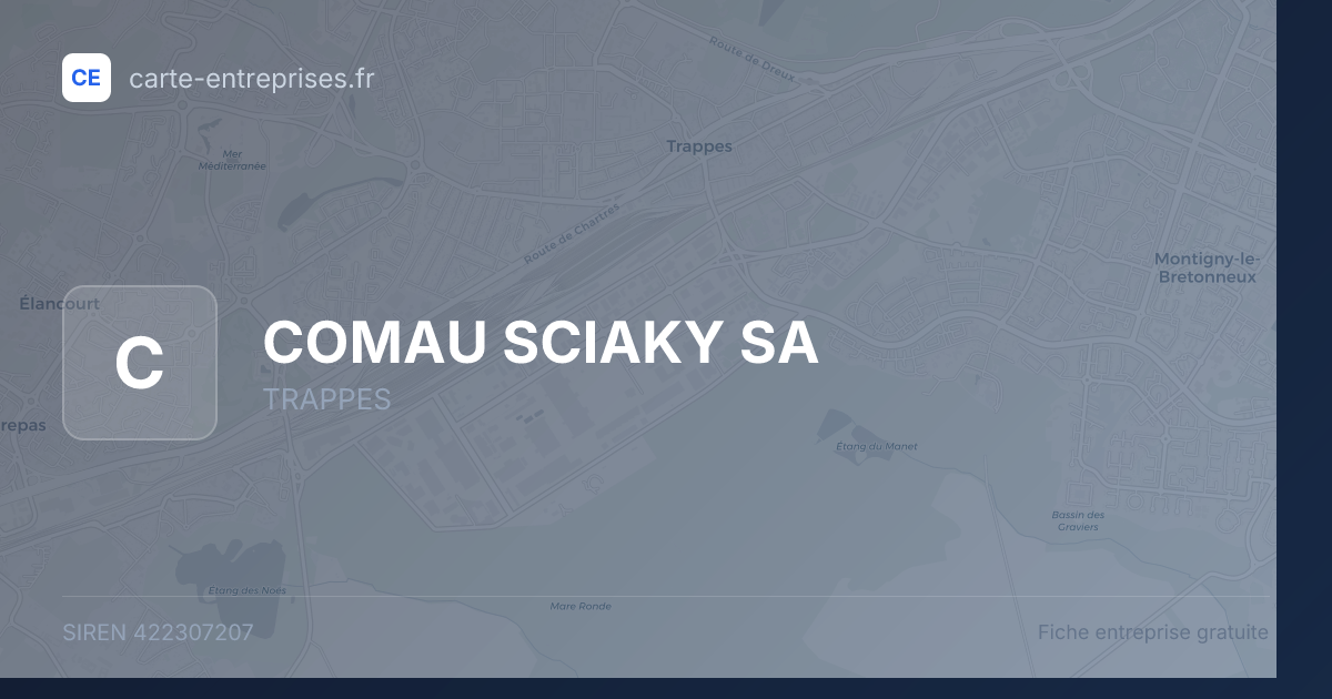 COMAU SCIAKY SA — 422307207 — fiche entreprise