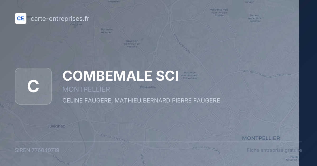 COMBEMALE SCI — 776040719 — fiche entreprise