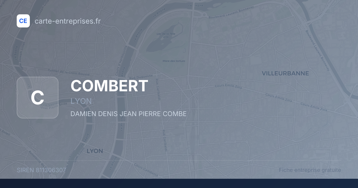 COMBERT — 811306307 — fiche entreprise