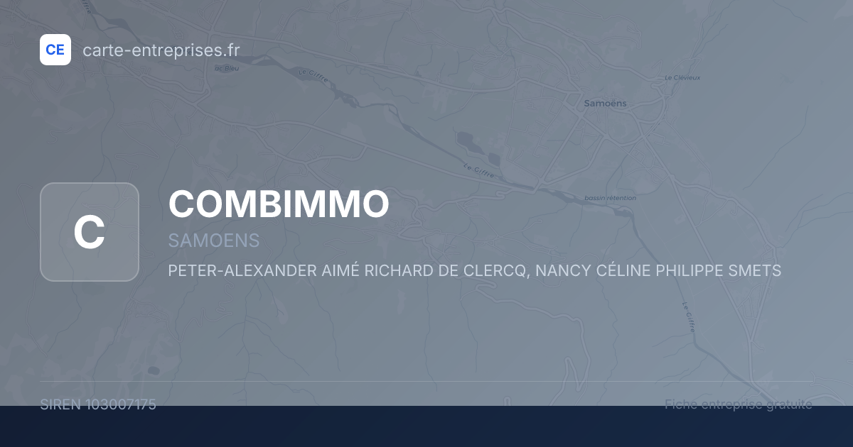 COMBIMMO — 103007175 — fiche entreprise