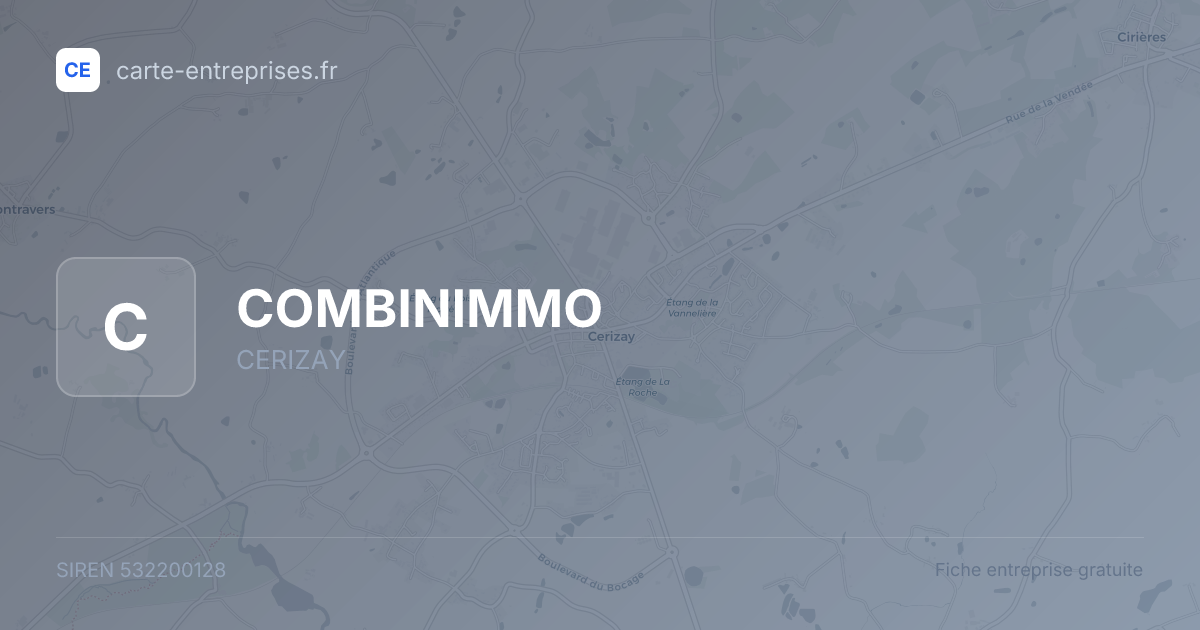 COMBINIMMO — 532200128 — fiche entreprise