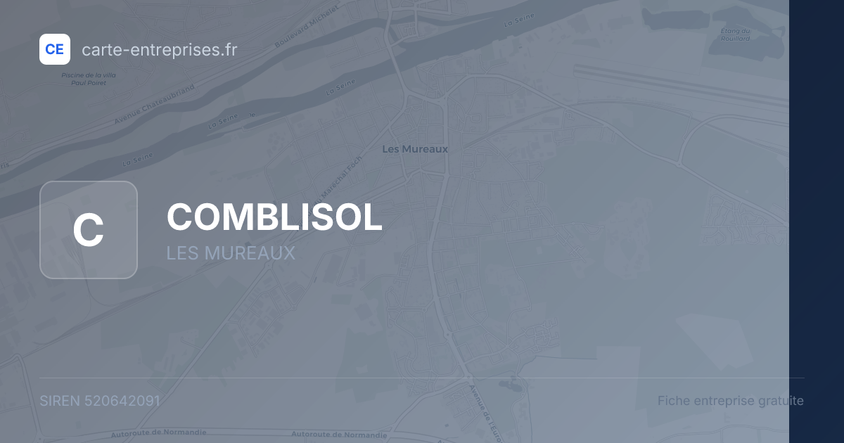 COMBLISOL — 520642091 — fiche entreprise