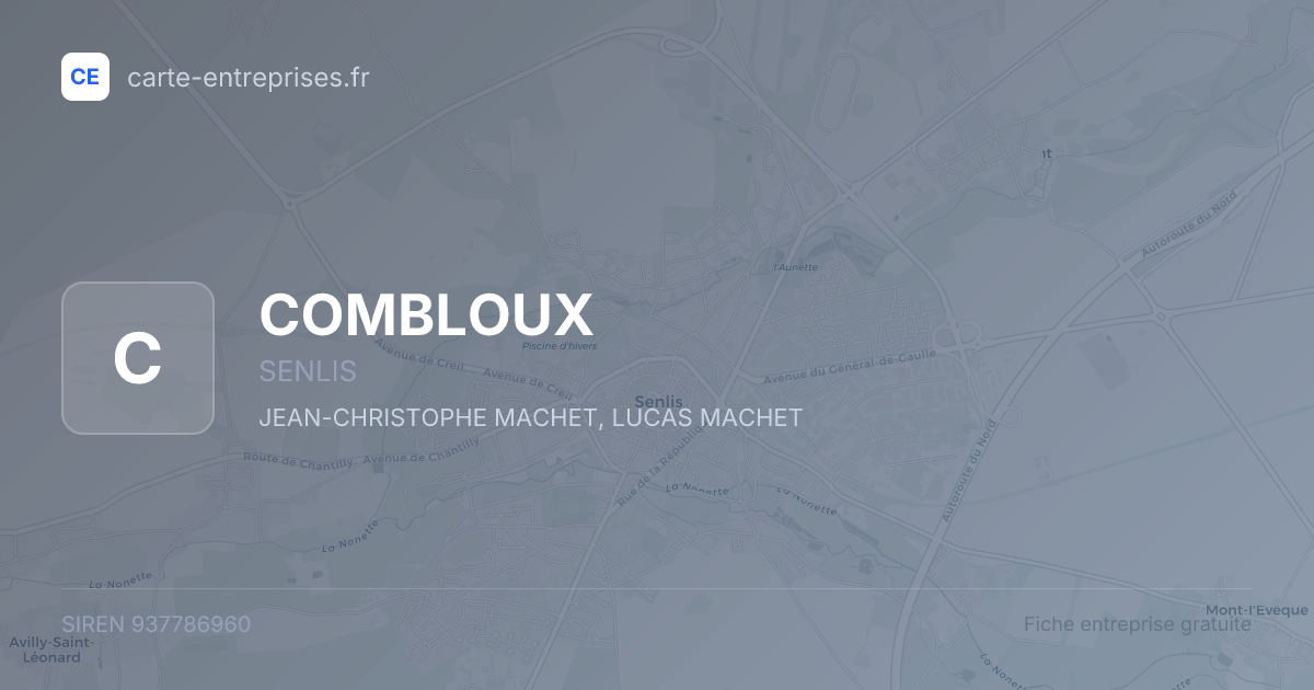 COMBLOUX — 937786960 — fiche entreprise