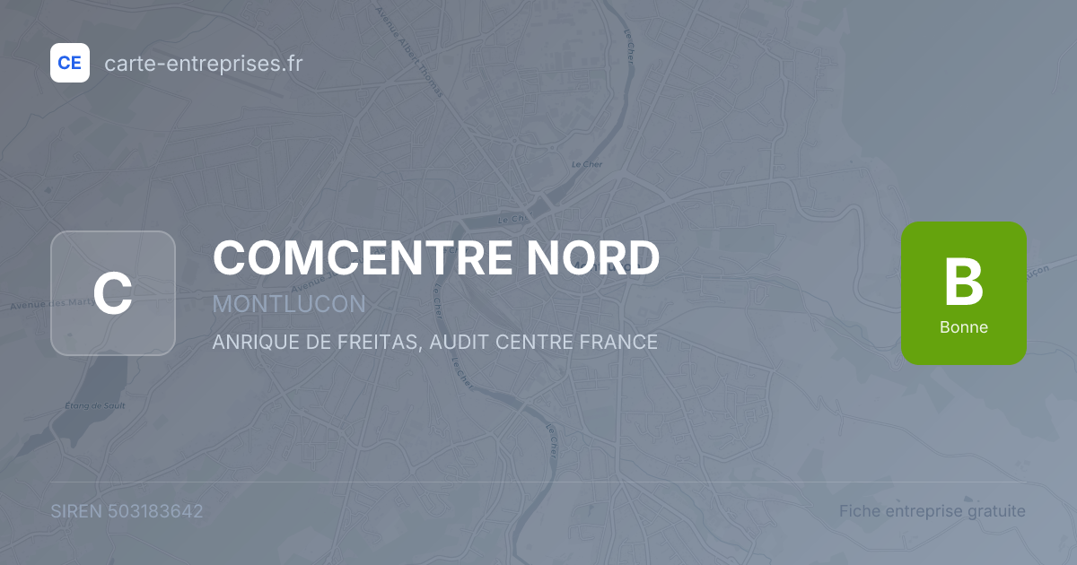 COMCENTRE NORD — 503183642 — fiche entreprise