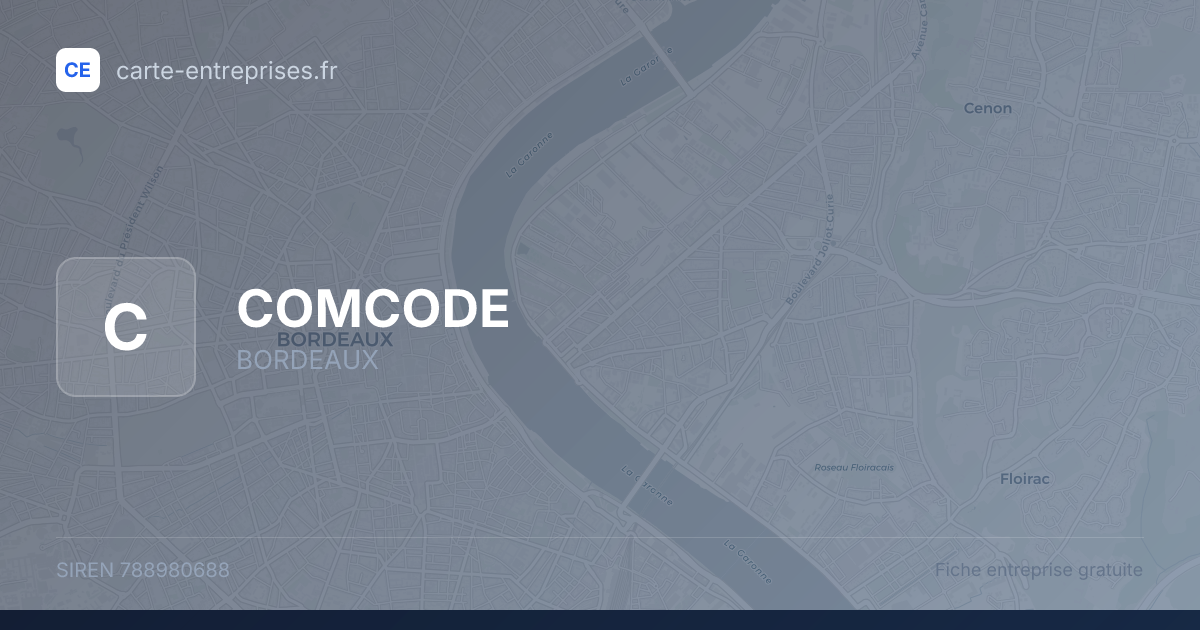 COMCODE — 788980688 — fiche entreprise