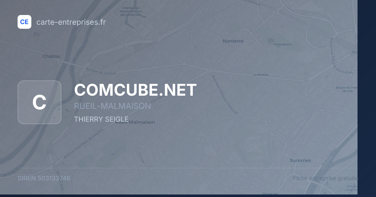 COMCUBE.NET — 503133746 — fiche entreprise