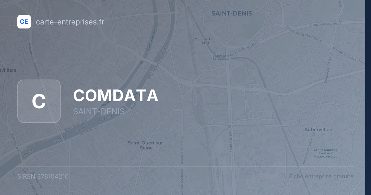 COMDATA — 378104210 — fiche entreprise