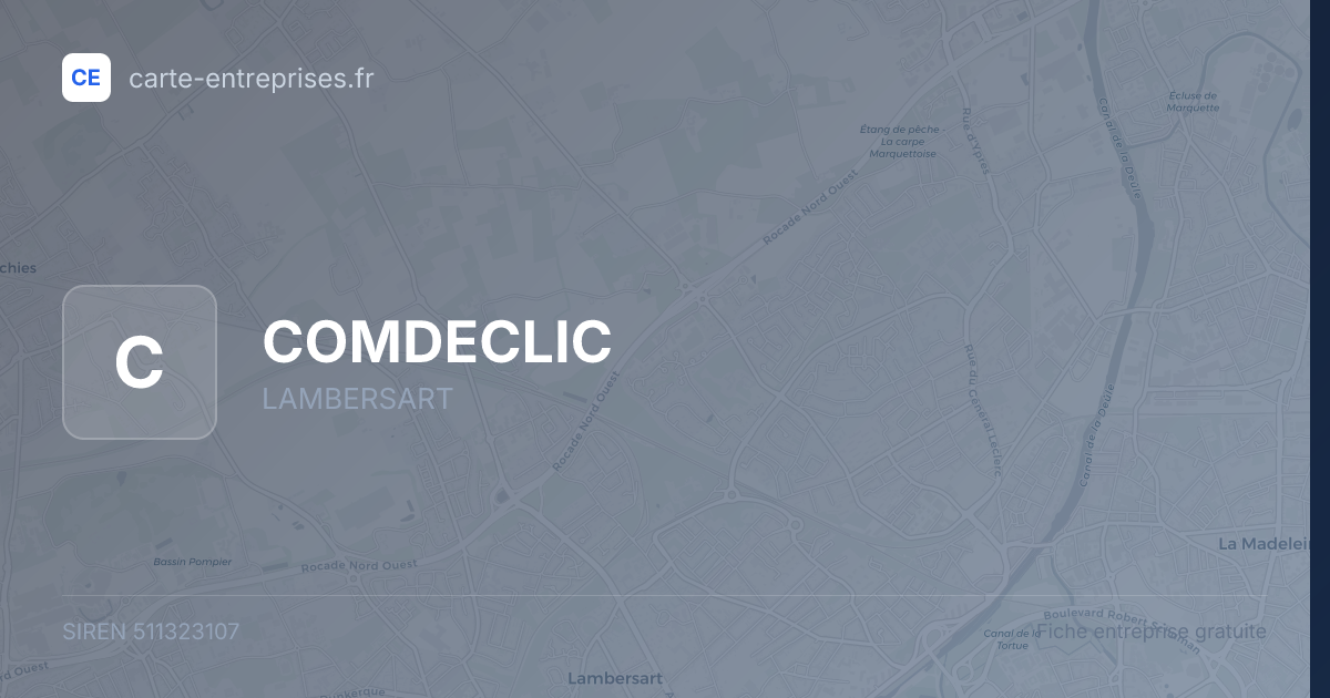 COMDECLIC — 511323107 — fiche entreprise