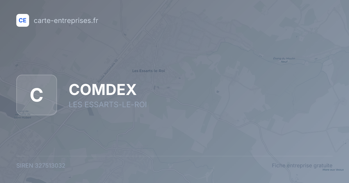COMDEX — 327513032 — fiche entreprise