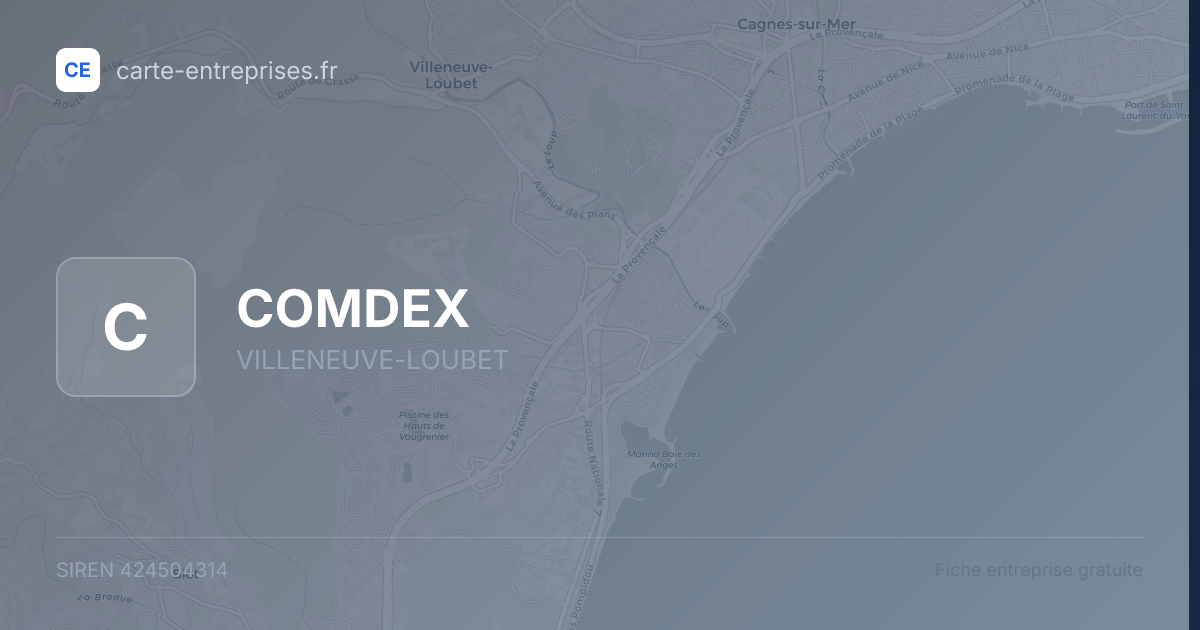 COMDEX — 424504314 — fiche entreprise