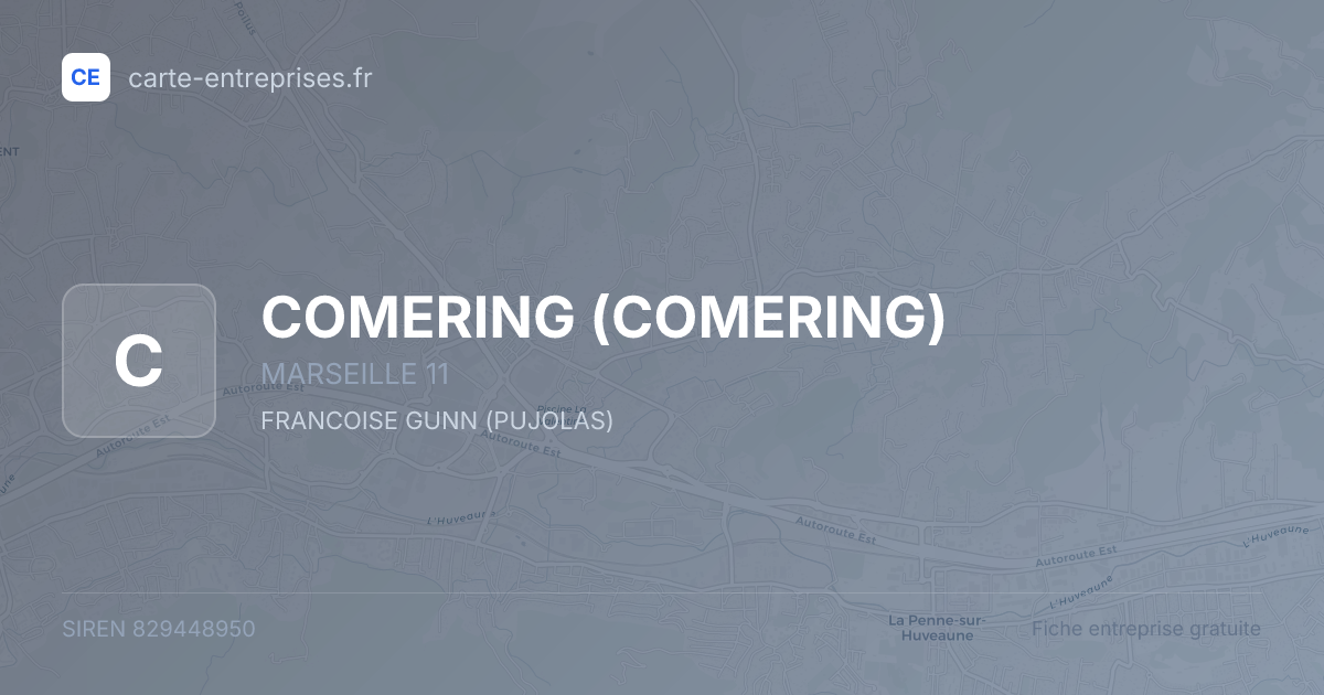COMERING — 829448950 — fiche entreprise
