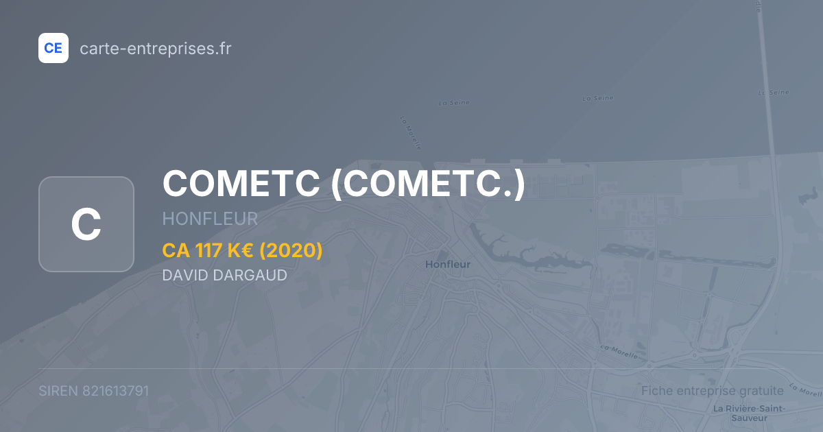 COMETC (COMETC.) — 821613791 — fiche entreprise