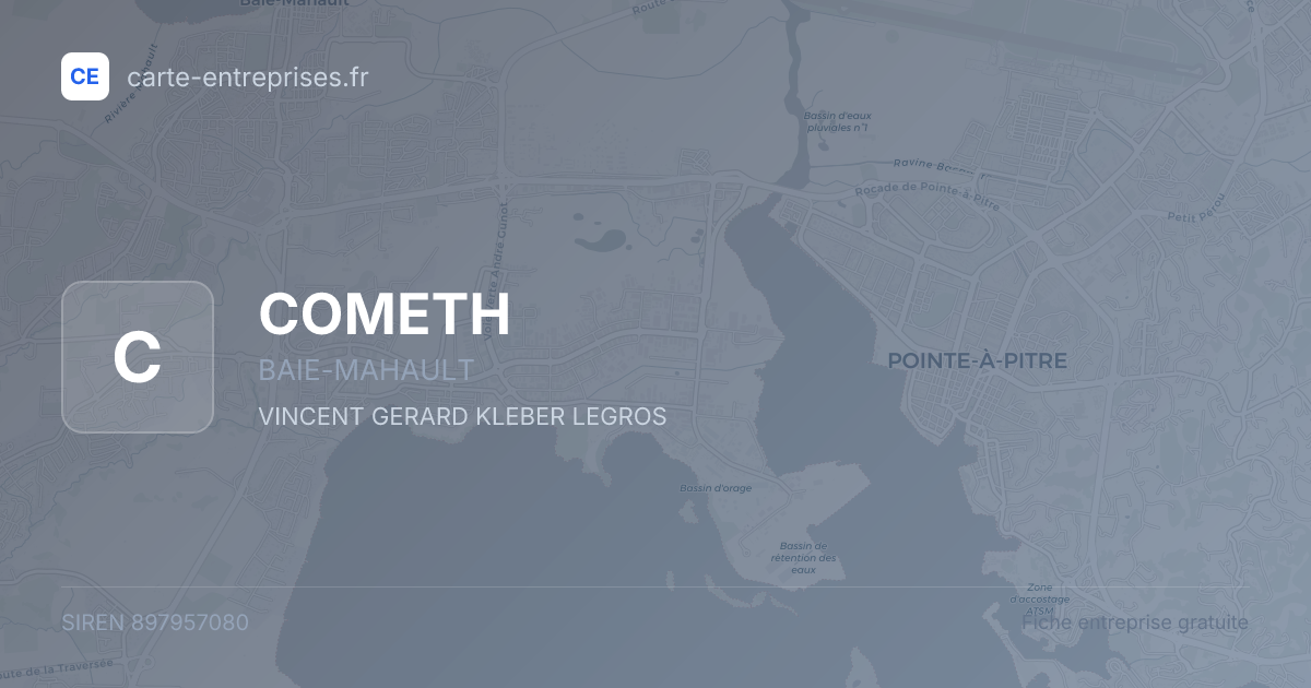 COMETH — 897957080 — fiche entreprise