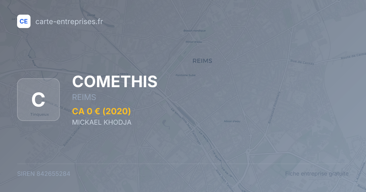 COMETHIS — 842655284 — fiche entreprise