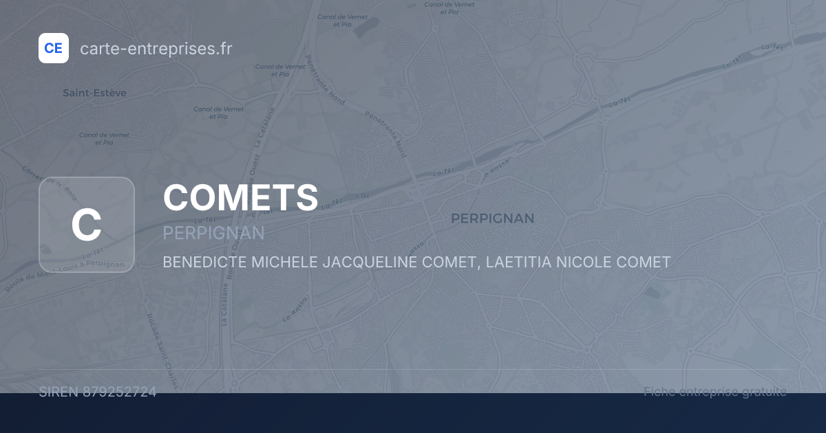 COMETS — 879252724 — fiche entreprise
