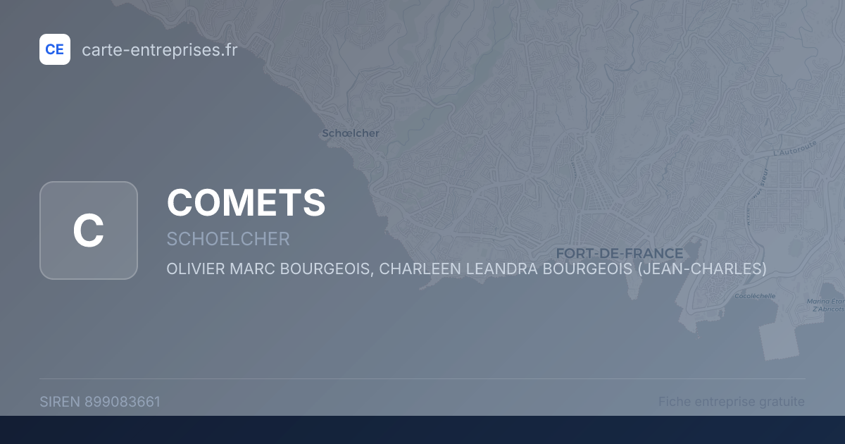 COMETS — 899083661 — fiche entreprise