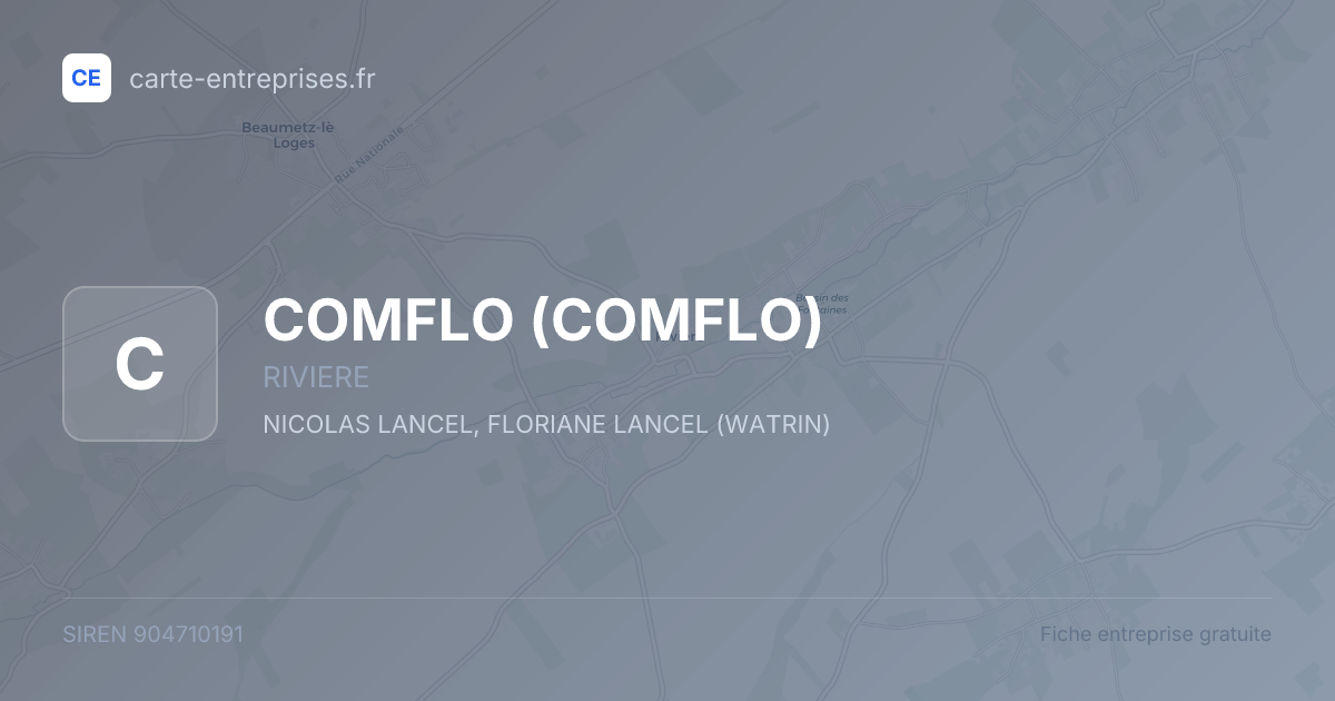 COMFLO — 904710191 — fiche entreprise