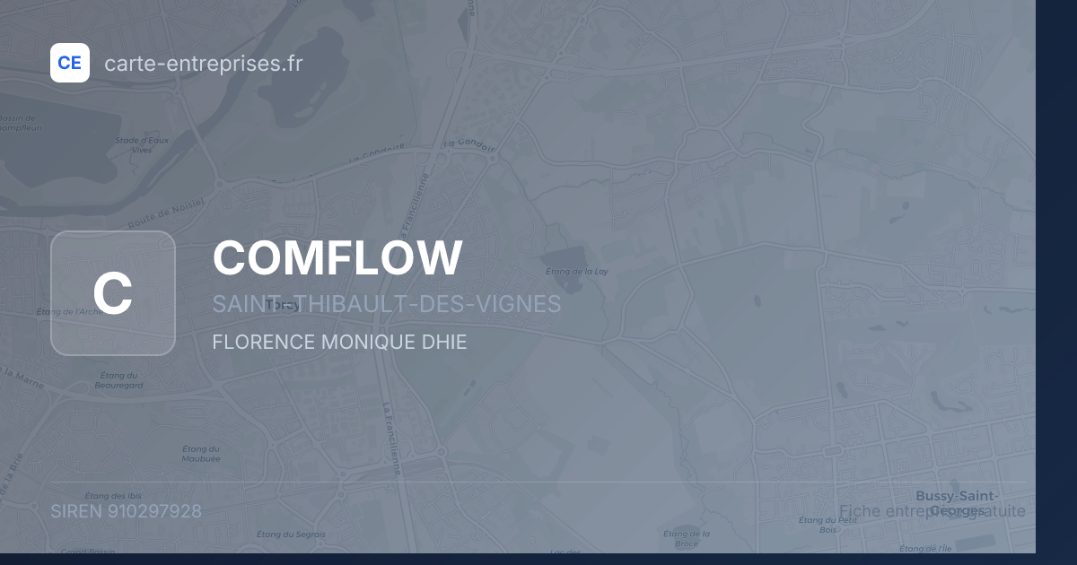 COMFLOW — 910297928 — fiche entreprise