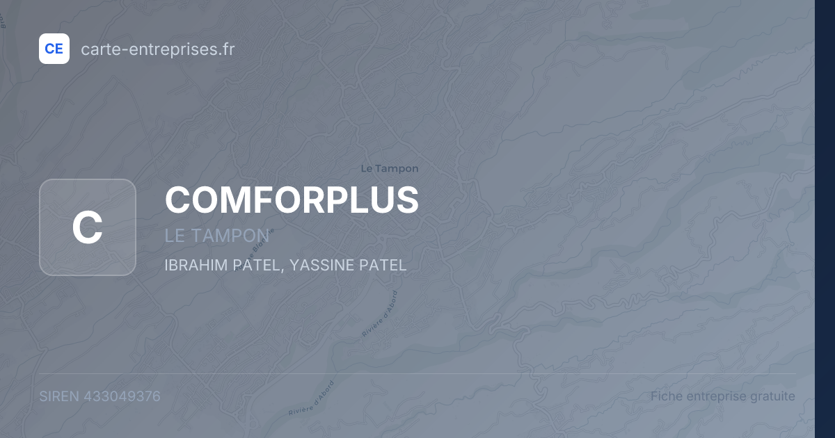 COMFORPLUS — 433049376 — fiche entreprise