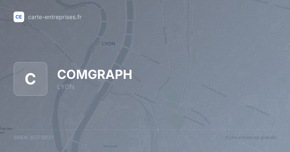 COMGRAPH — 353739121 — fiche entreprise