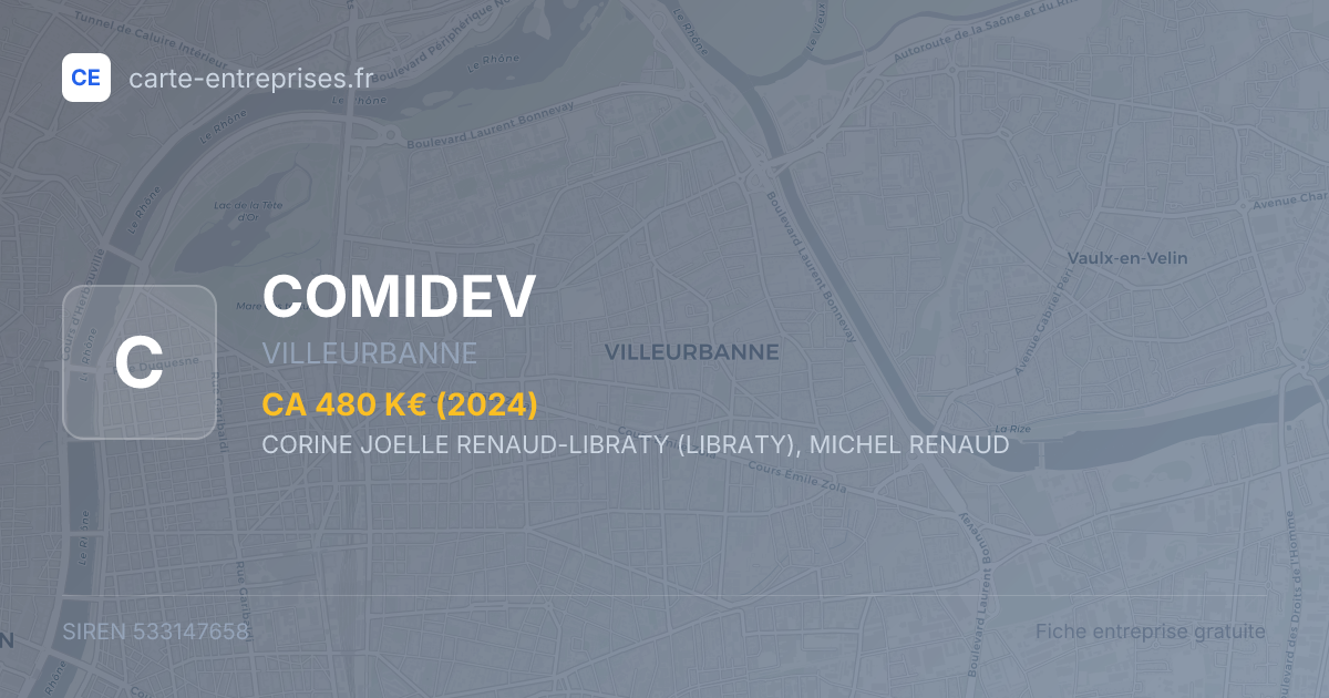 COMIDEV — 533147658 — fiche entreprise