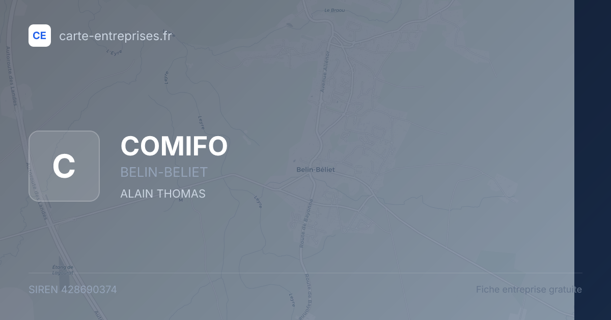 COMIFO — 428690374 — fiche entreprise