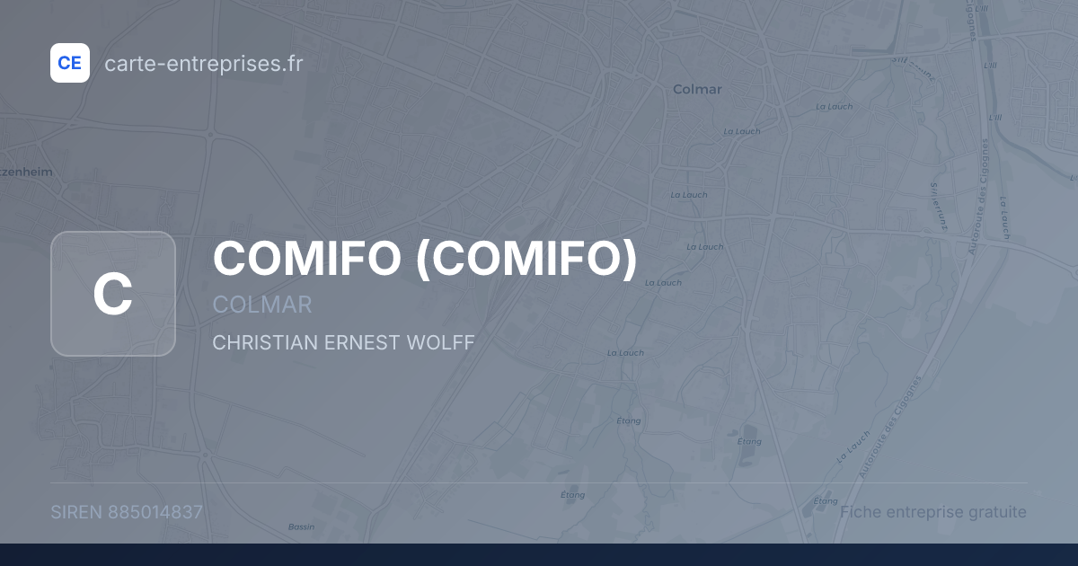 COMIFO — 885014837 — fiche entreprise