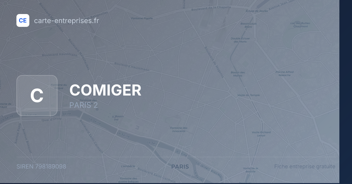 COMIGER — 798189098 — fiche entreprise