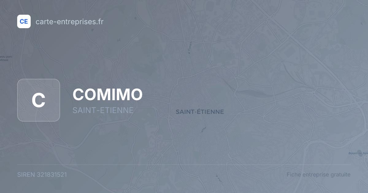 COMIMO — 321831521 — fiche entreprise