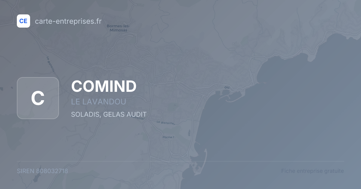 COMIND — 808032718 — fiche entreprise