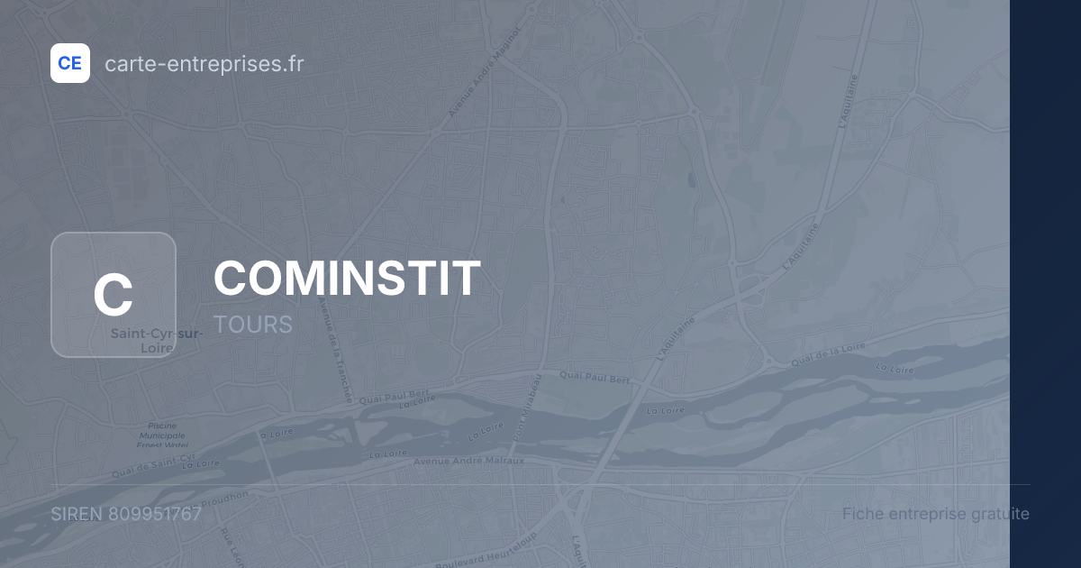 COMINSTIT — 809951767 — fiche entreprise