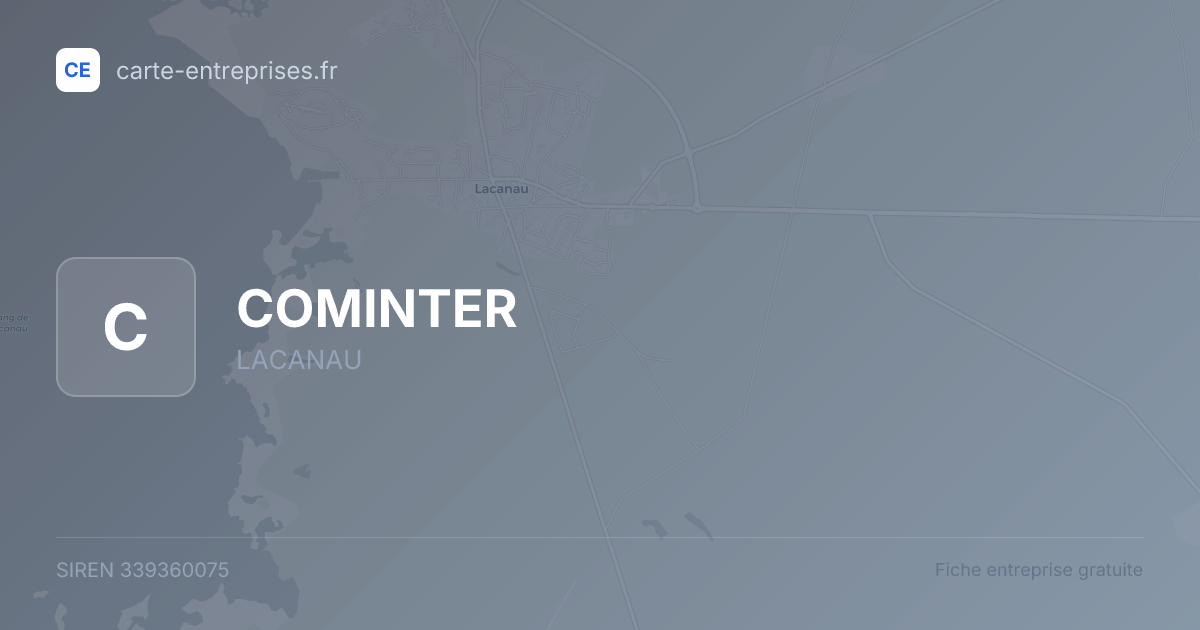 COMINTER — 339360075 — fiche entreprise