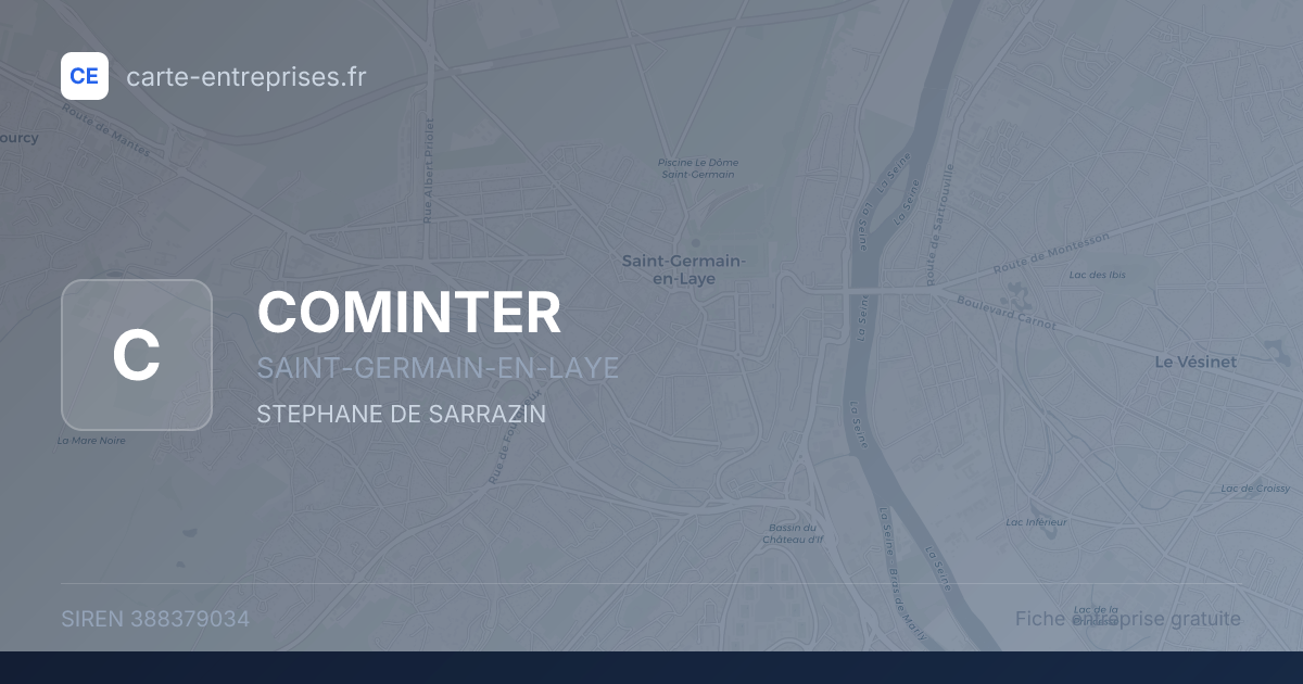 COMINTER — 388379034 — fiche entreprise