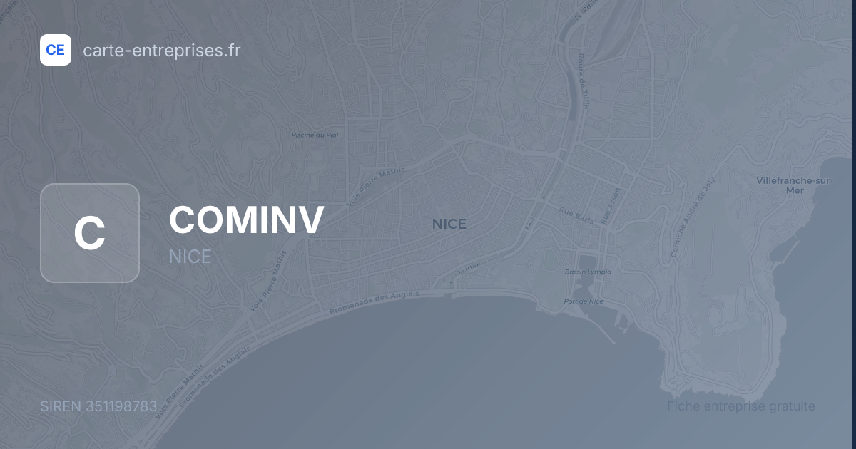 COMINV — 351198783 — fiche entreprise